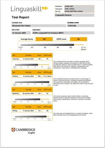 Cambridge English Advanced (CAE)