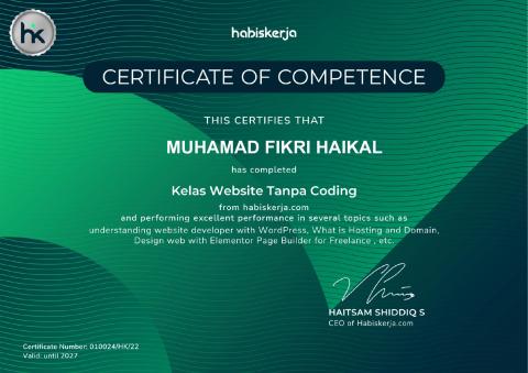 WordPress Developer Certificate
