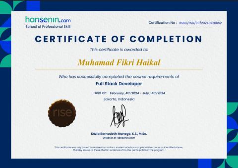 Fullstack Web Development
