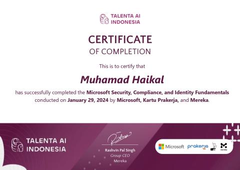 Microsoft Security, Compliance, and Identity Fundamentals
